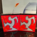 Set Osvaldo Cavandoli Keith Haring La Linea Lampen Grijs thumbnail 3