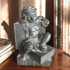 Antieke / Vintage Boekensteun ( 1 !) Putti Op Boeken thumbnail 4