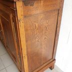 Prachtige 19De Eeuwse Dressoir In Eik thumbnail 7