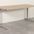 Ahrend 500 Bureau Handslinger, Bladkleur Naar Keuze, 180 X 80 Cm, Aluminium Onderstel thumbnail 2