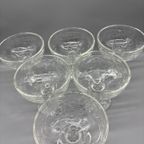 Set Vintage Ijscoupes Fruit 6 Stuks France thumbnail 5