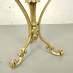 Verguld Bronzen Tafellamp Met Glazen Ei thumbnail 3