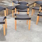 6 Vintage Strax Stoelen, Hartmut Lohmeyer Voor Casala thumbnail 2