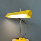 Gele Vintage Fluorescent Bureaulamp thumbnail 5