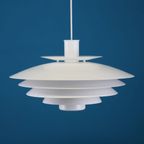 Geweldige Witte Deense Plafondlamp *** Deens Design *** Form Light *** Model 52610 *** Zeldzaam * thumbnail 4