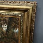 Henry Schouten (1857-1927). Groot Formaat Schilderij. thumbnail 8