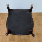 Vintage Chesterfield Stijl Fauteuil, Oorfauteuil 209 thumbnail 15