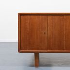 1950’S Danish Modern Architectural Teak Desk / Bureau thumbnail 12