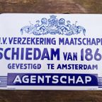 Emaille Bord N.V. Verzekering Maatschappij Schiedam Van 1866 thumbnail 8