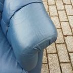 Vintage Leren Club Seat Chesterfield Look Blauw thumbnail 6