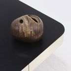 Large Studio Ceramic Free Form Pebble Stone Vase By Jaan Mobach 1967 thumbnail 11