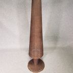 Gasparucci Large Wicker Rattan Floor Lamp 191X52X52Cm. Good Condition. thumbnail 2