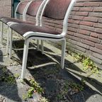 6 Zeldzame Pastoe Design Stoelen. Pastoe Eetkamer Stoelen. Unieke Vintage Stoelen thumbnail 10