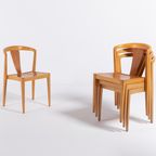 Set Of 4 Chairs / Stoel / Eetkamerstoel From 1960’s By Axel Larsson For Bodafors thumbnail 8