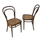 Thonet (Original, Stamped) - No. 14 - Antique Dining Chair With Webbing Seat - Great Condition, M thumbnail 4
