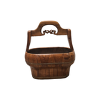 Oude Chinese Houten Wateremmer thumbnail 3