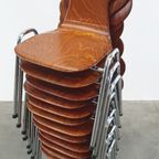 12x Eromes Pagholz Industriële Stapelbare Design Stoel thumbnail 17