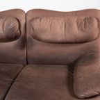 Vintage Aniline Leather 2-Seats Sofa From 1970’S thumbnail 4