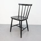 Vintage Spijlenstoelen | 13 Stuks | Hout thumbnail 7