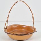 Vintage Japanse Handgesneden Houten Obon Kom Schaal Azie thumbnail 5