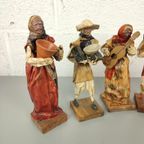 6 Mexicaanse Papier-Maché Poppen thumbnail 3