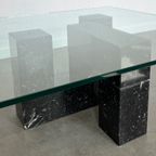 Vintage Modular Coffee Table Marble Glass Italy ‘70 thumbnail 4