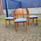 Eetkamer Set - Ole Wanscher & Schou Andersen - Bankje Met 3 Stoelen thumbnail 10