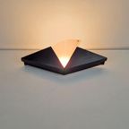 Postmodern G2 Vetri Murano Wandlamp Metaal Glas’80 Italy thumbnail 3