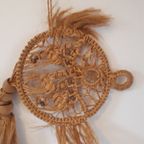 Vintage Wandkleed Wanddecoratie Vis Macrame Sisal Wand Vis thumbnail 2