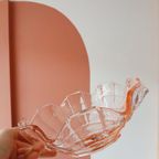 Roze Persglas Schaal Zakdoek Serveerschaal thumbnail 4