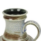 Blauwe Oranje Vintage Vaas West Germany Üebelacker Keramik 1808-20 thumbnail 5