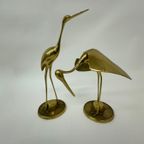 Large Mid Century Design Brass Birds , 1970’S thumbnail 9