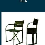 4 Vintage Illo Director's Stoelen, Niels Gammelgaard thumbnail 6