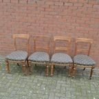 Antieke Stoelen Atkinson & Co Set Van 4 thumbnail 2