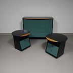 Giorgetti Set 1990 By Umberto Asnago Bed Sidetables / Sidetables / Sideboard With Drawers. thumbnail 20