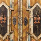 Antieke Beschilderde Bruidskast 1817 thumbnail 10