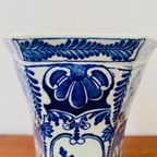Vintage Delftsblauwe Vaas Boch Molen thumbnail 3
