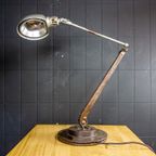 Dazor Draaibare Industriële Architecten Bureaulamp – Model 1103B-St thumbnail 2