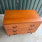 Vintage Simpla Lux Ladekast - Deens Design Teak thumbnail 9