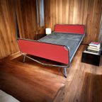 Vintage Jaren 60 Chromen Bed : Wim Rietveld Voor Auping thumbnail 2