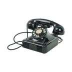Oude Draaischijf Telefoon Bakeliet Bell Telephone Company 1942 thumbnail 4