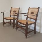 Monastery / Medaillon / Webbing Arm Chairs / 1930s thumbnail 12