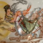 Vintage Chinese Theepot Met 6 Kop En Schotels, Puntgaaf - Reliving thumbnail 4