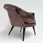 Opnieuw Gestoffeerde Nanna Ditzel Fauteuil, 1950's thumbnail 2