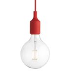 Muuto Socket Lamp E27 Gloeilamp  Hanglamp Rood thumbnail 2