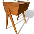 Vintage Naaikist Op Poten – Mid-century Opbergbox thumbnail 11