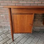 60'S Vintage Bureau Deens Bureau Teakhouten Desk thumbnail 4