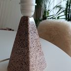 Tafellamp, Terrazzo-effect, 1991, Manufactures Porcelaines De Bruxelles. thumbnail 3