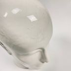 Vintage White Ceramic Head thumbnail 4