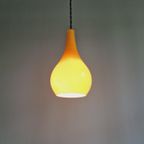 Scandinavische Hanglamp In Honingkleurig Opaline, Jaren 60 thumbnail 6